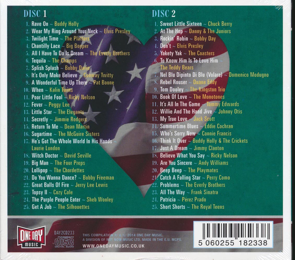 Various - American Heartbeat 1958 (50 tracks) (2xCD) (deluxe 3-fold digipak)
