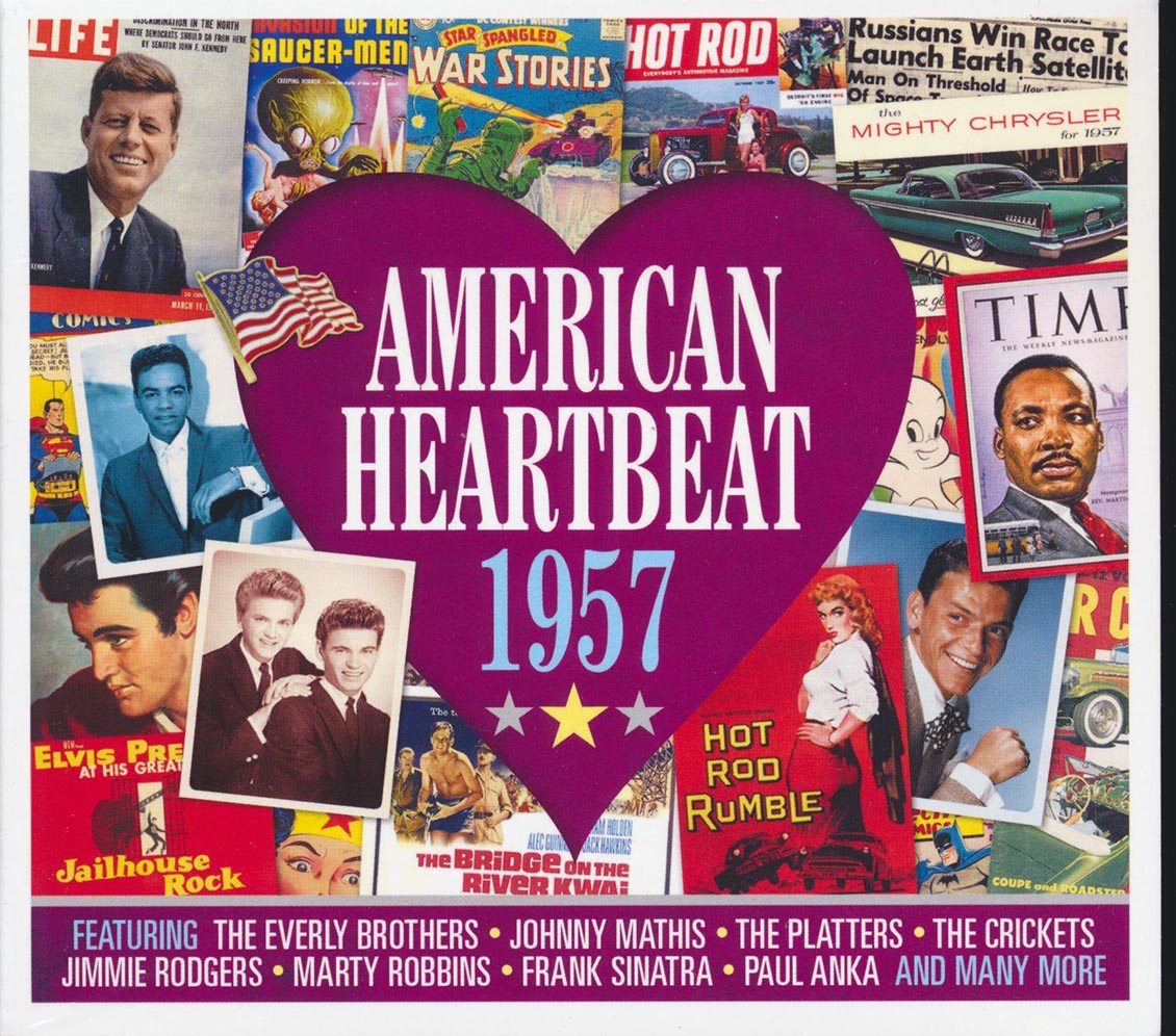 Various - American Heartbeat 1957 (50 tracks) (2xCD) (deluxe 3-fold digipak)