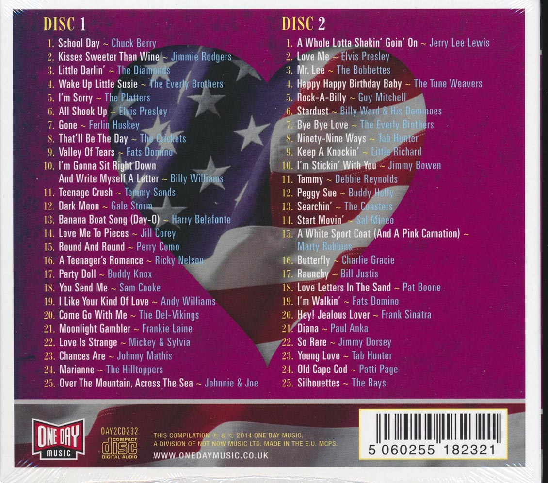 Various - American Heartbeat 1957 (50 tracks) (2xCD) (deluxe 3-fold digipak)