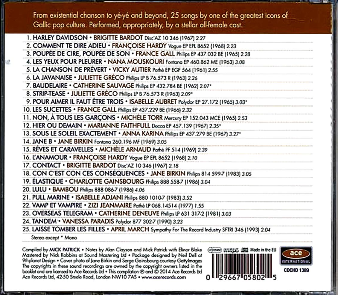 Various - Vamps Et Vampire: The Songs Of Serge Gainsbourg (25 tracks)