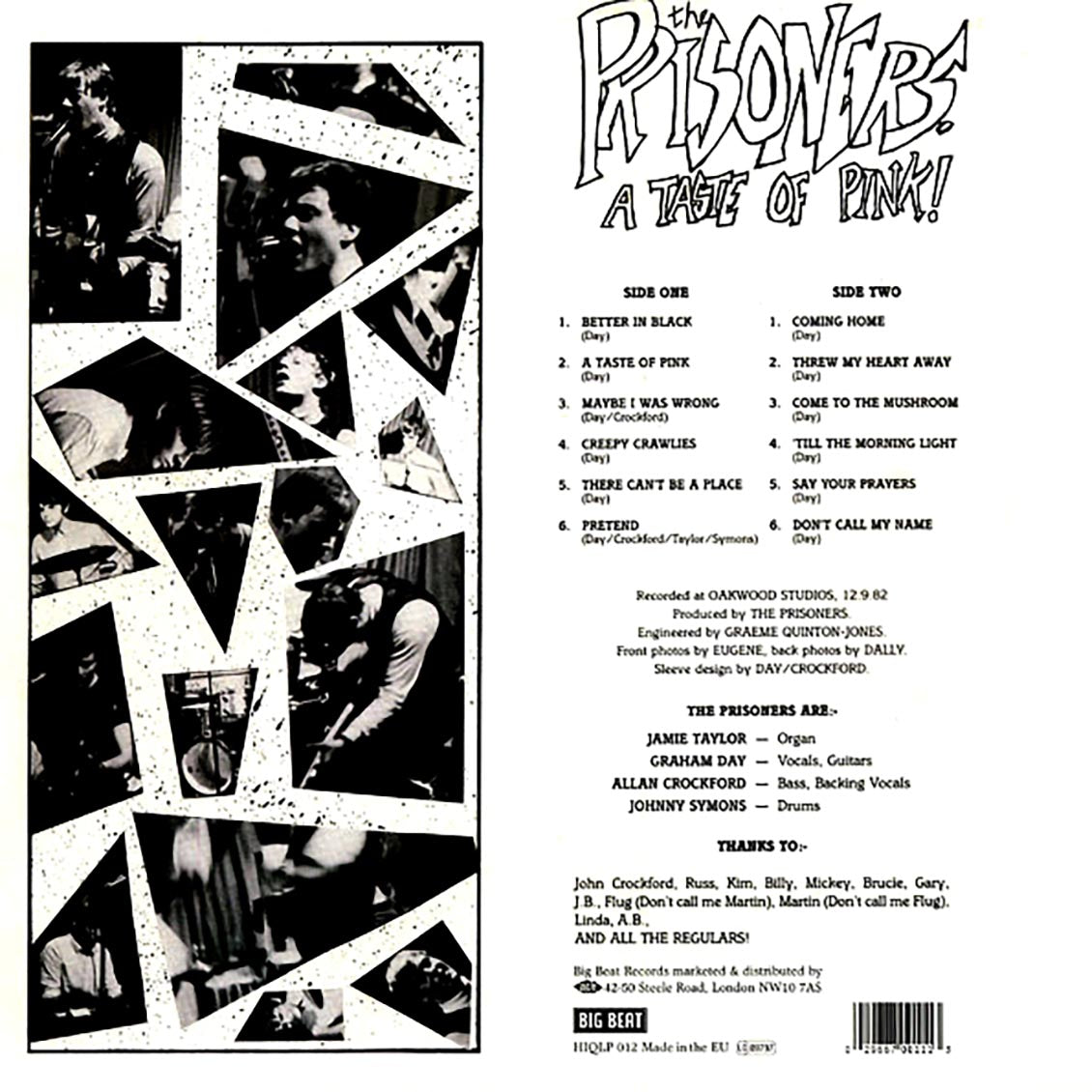 The Prisoners - A Taste Of Pink! (180g) (colored vinyl)