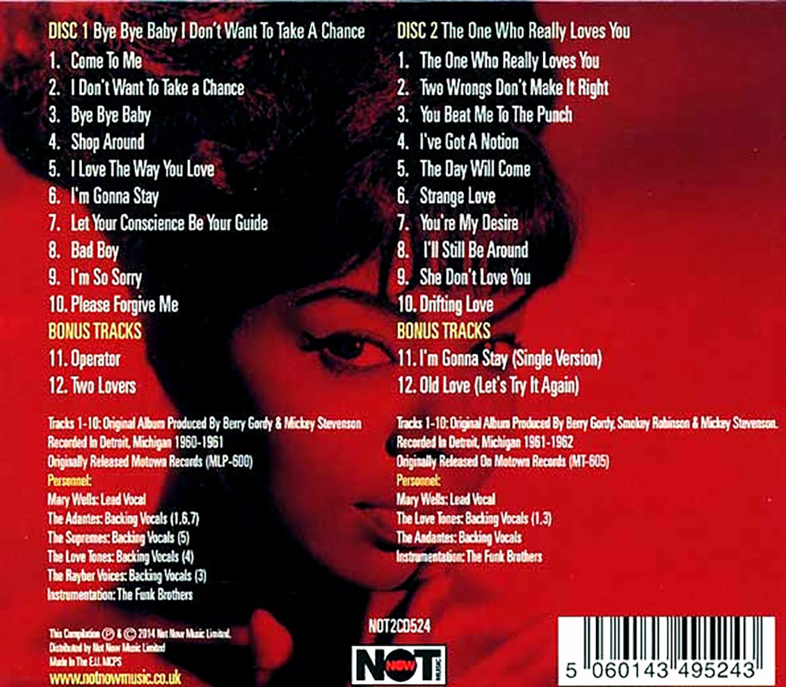 Mary Wells - The Soulful Sound Of Mary Wells (24 tracks) (2xCD)