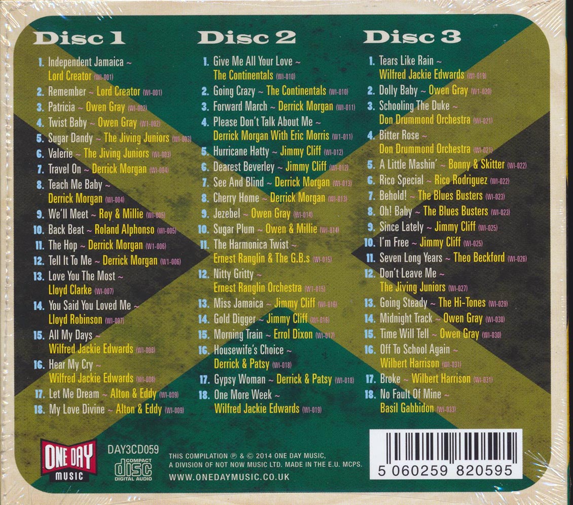 Alton Ellis, Jimmy Cliff, Roland Alphonso, Etc. - Back Beat: Singles From The Island Vaults 1962 (54 tracks) (3xCD) (deluxe 3-fold digipak)