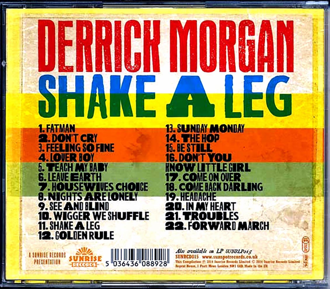 Derrick Morgan - Shake A Leg (22 tracks)