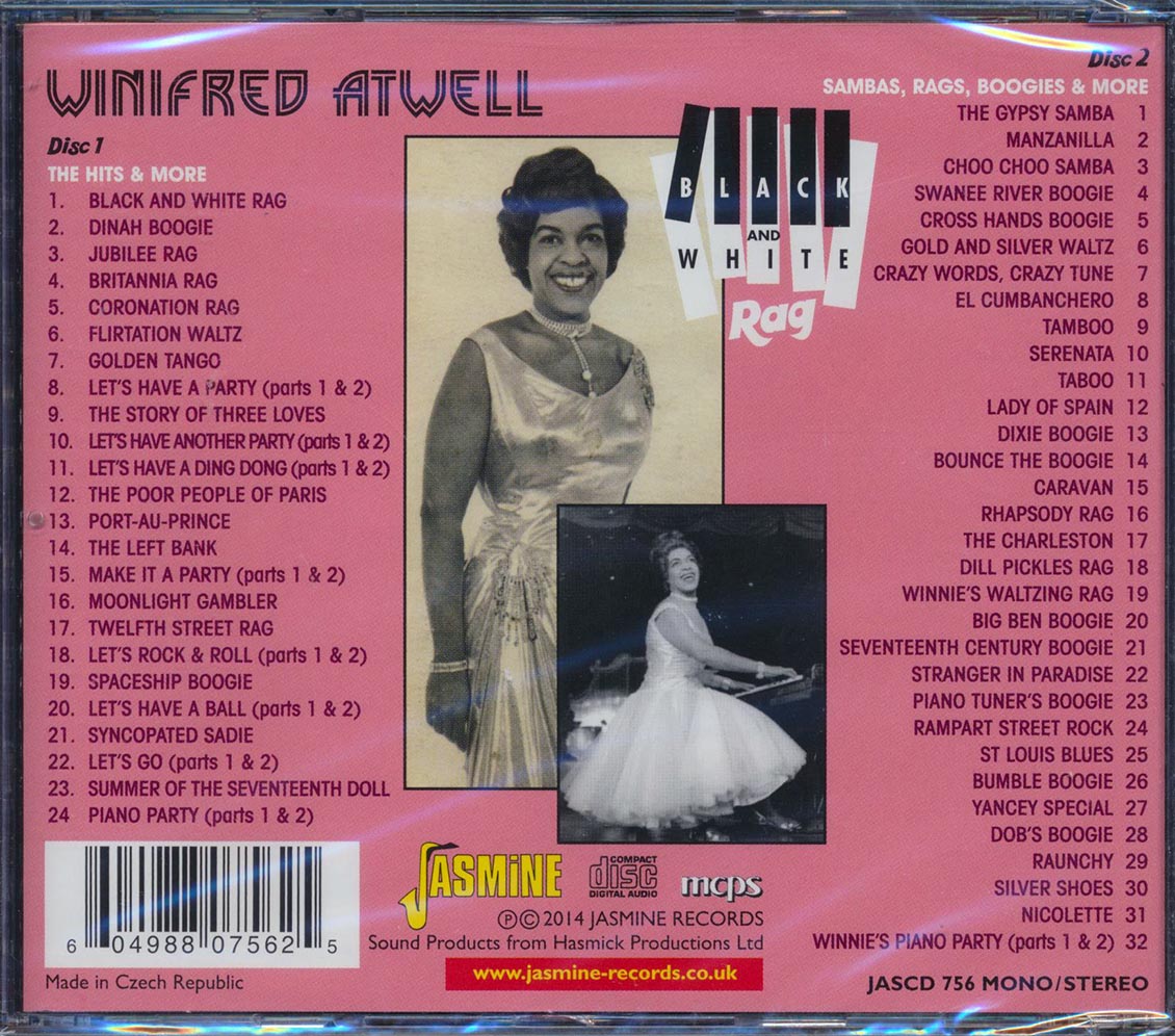 Winifred Atwell - Black And White Rag (56 tracks) (2xCD)