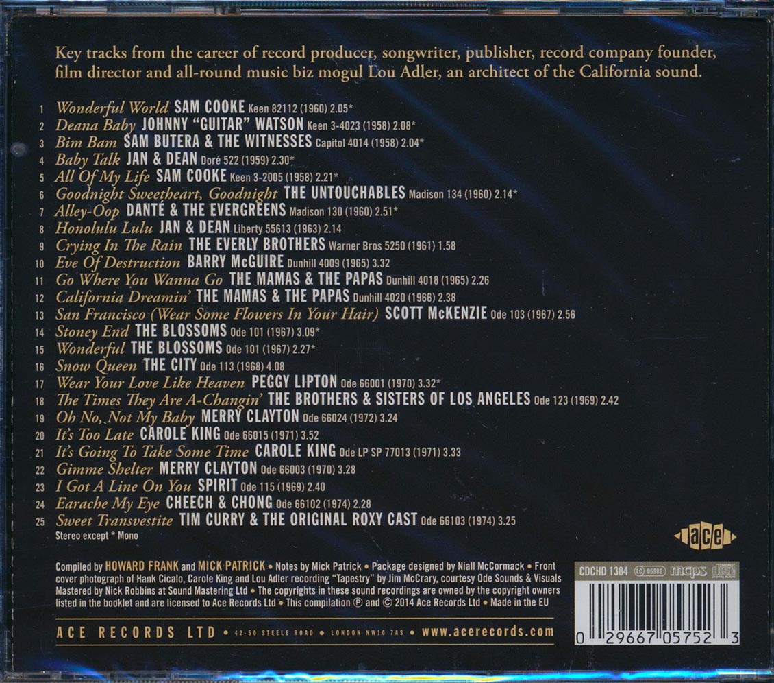 Lou Adler - A Musical History (25 tracks)