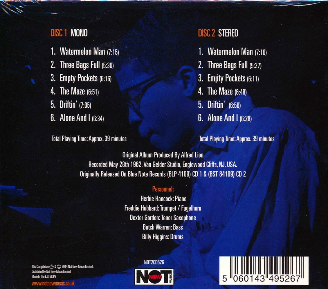 Herbie Hancock - Takin' Off (mono+stereo) (2xCD)