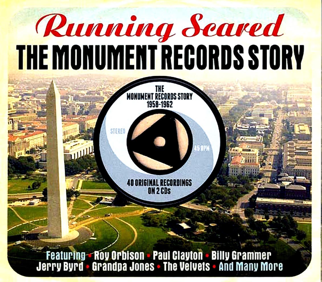 Various - Running Scared: The Monument Records Story 1958-1962 (40 tracks) (2xCD) (deluxe 3-fold digipak)
