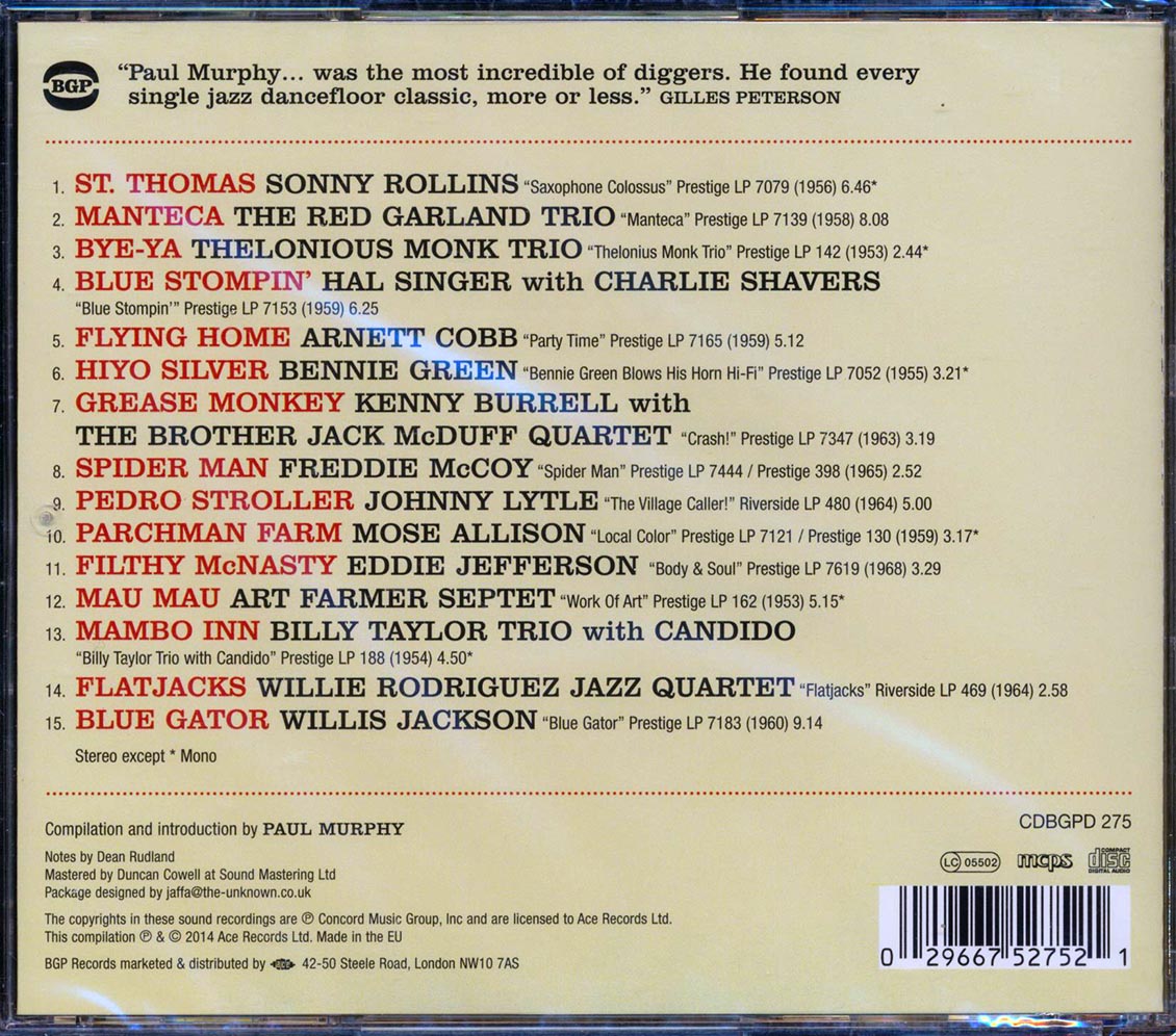 Various - Paul Murphy Presents The Return Of Jazz Club: Dancefloor Classics From The Original Jazz Dance DJ
