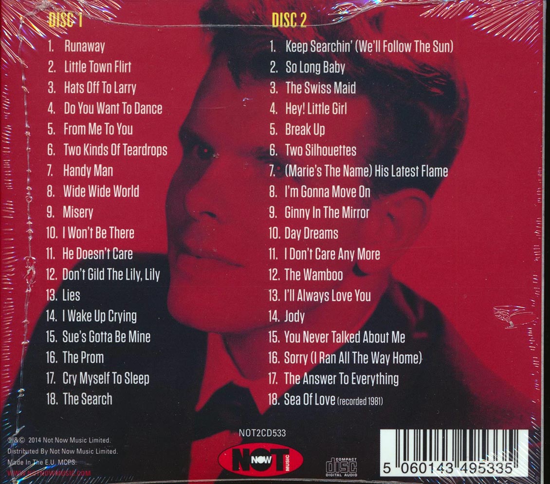 Del Shannon - The Runaway Hits Of Del Shannon (36 tracks) (2xCD)