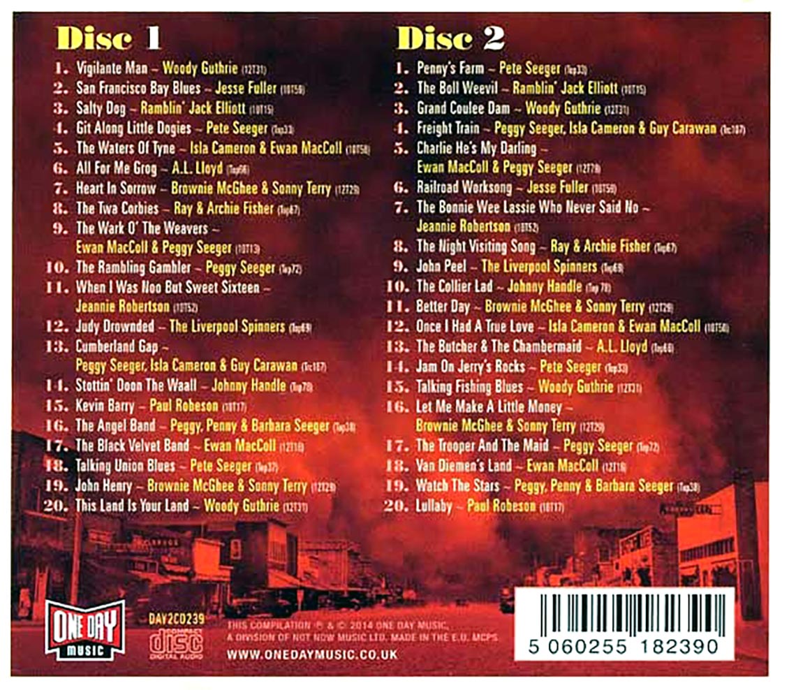 Various - Vigilante Man: Gems From The Topic Vaults 1954-1962 (40 tracks) (2xCD) (deluxe 3-fold digipak)