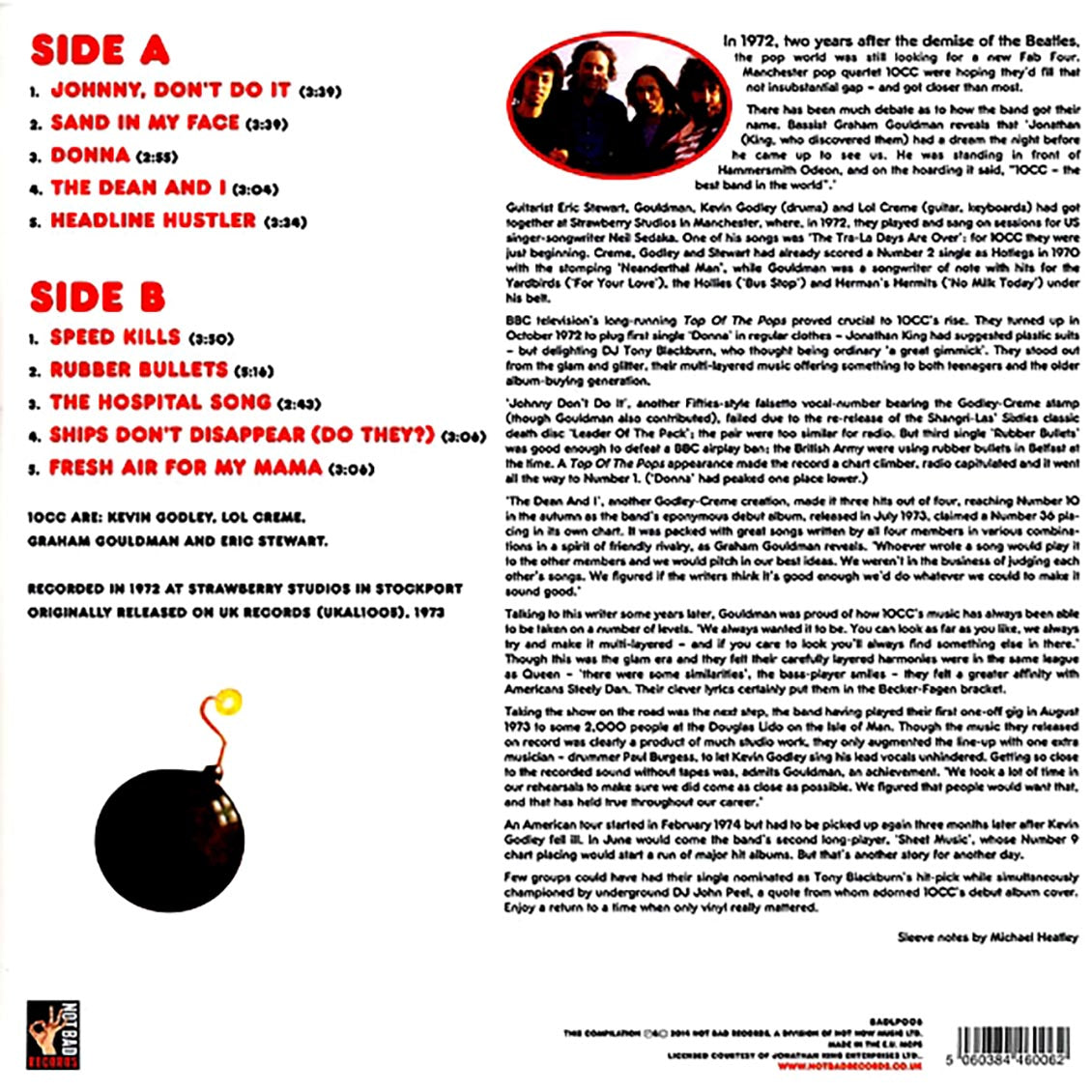 10CC - 10CC (180g) (colored vinyl)