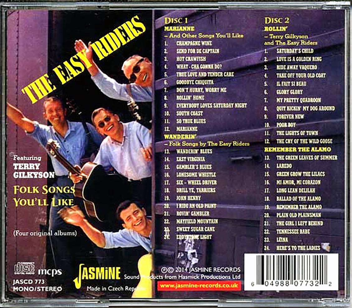 The Easy Riders, Terry Gilkyson - Folk Songs You'll Like (48 tracks) (2xCD)