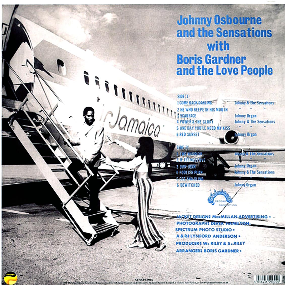 Johnny Osbourne & The Sensations - Come Back Darling (ltd. ed.) (180g)