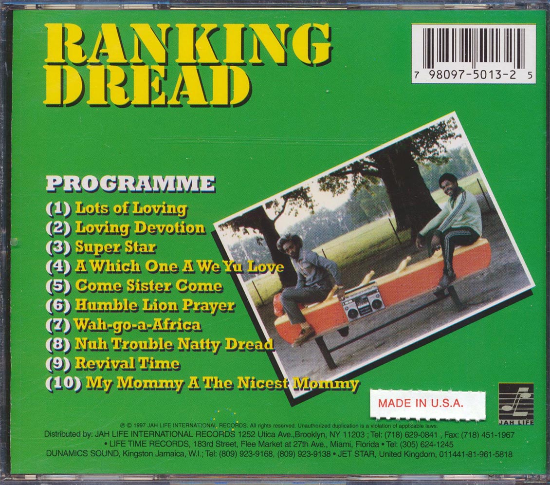 Ranking Dread - Lots Of Loving