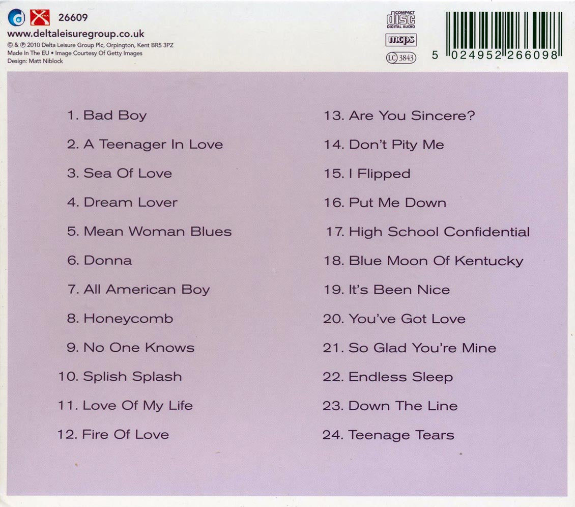 Marty Wilde - Bad Boy (24 tracks)