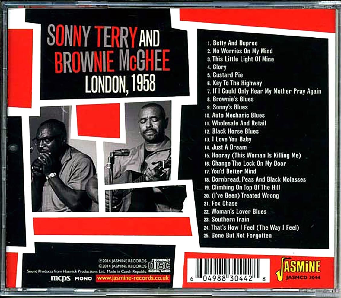 Sonny Terry, Brownie McGhee - London, 1958 (25 tracks)