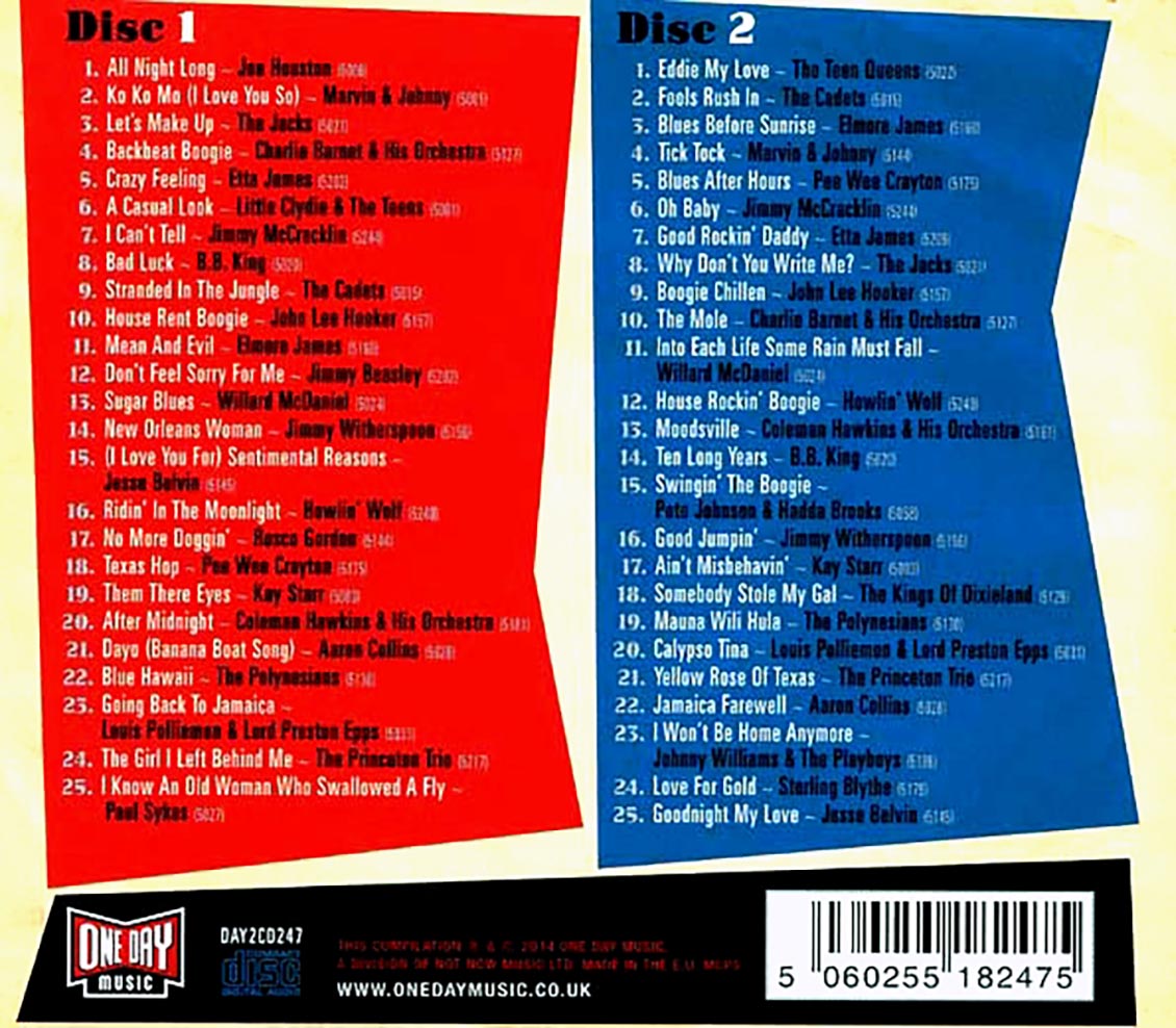 Various - All Night Long: The Crown Records Story 1957-1962 (50 tracks) (2xCD) (deluxe 3-fold digipak)