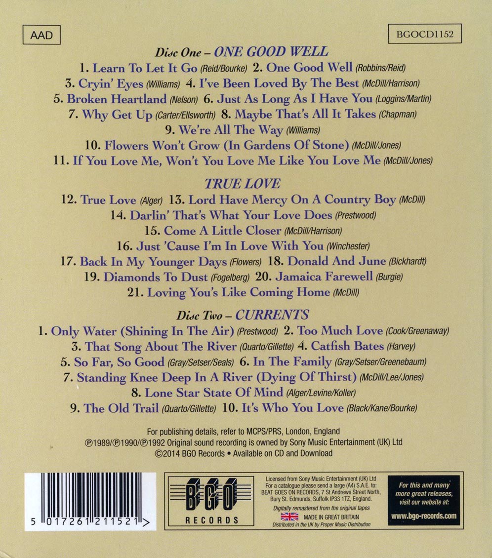 Don Williams - One Good Well + True Love + Currents (31 tracks) (2xCD)