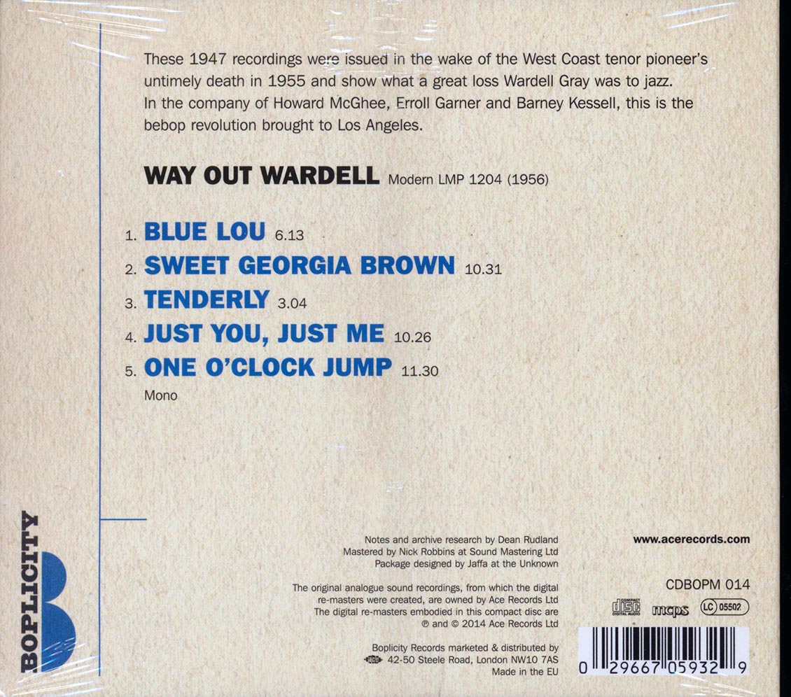 Wardell Gray - Way Out Wardell