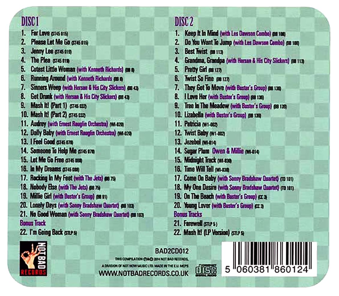 Owen Gray - The Singles Collection 1960-1962 (44 tracks) (2xCD)