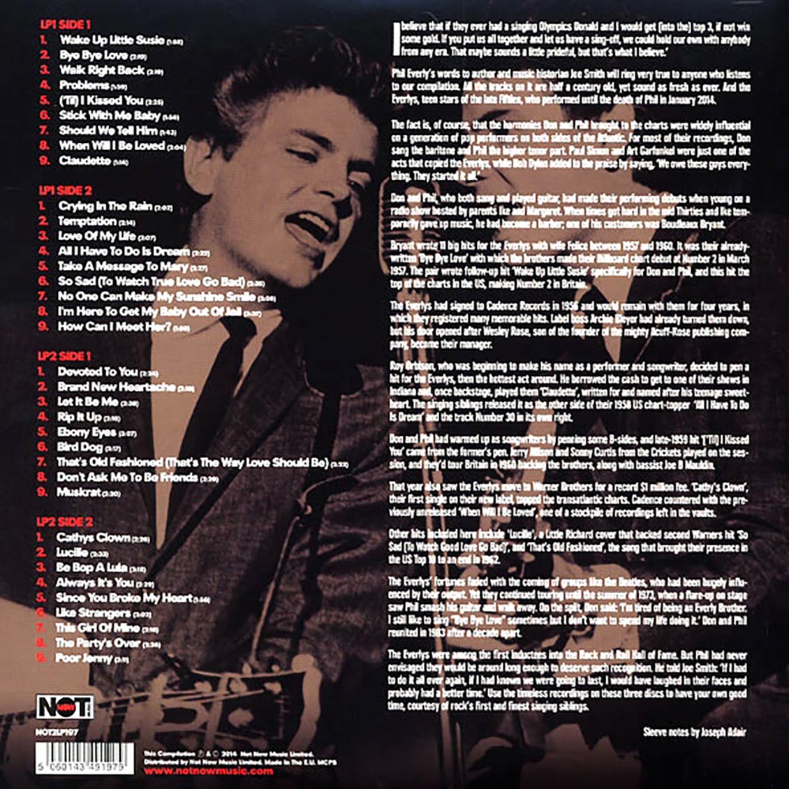 The Everly Brothers - Greatest Hits (2xLP) (180g)