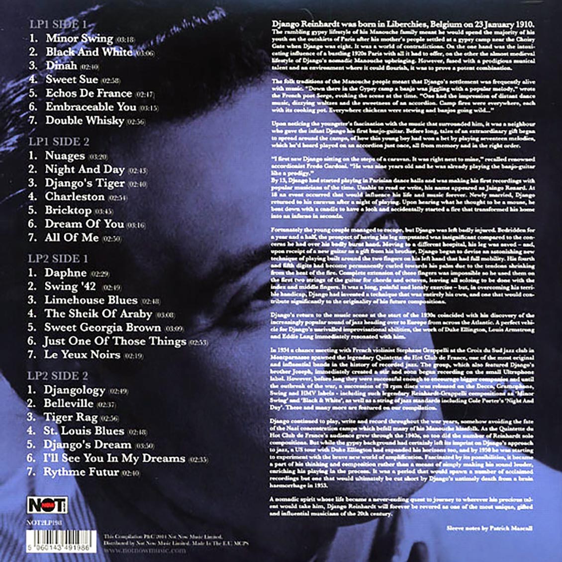 Django Reinhardt - The Django Reinhardt Anthology (2xLP) (180g)