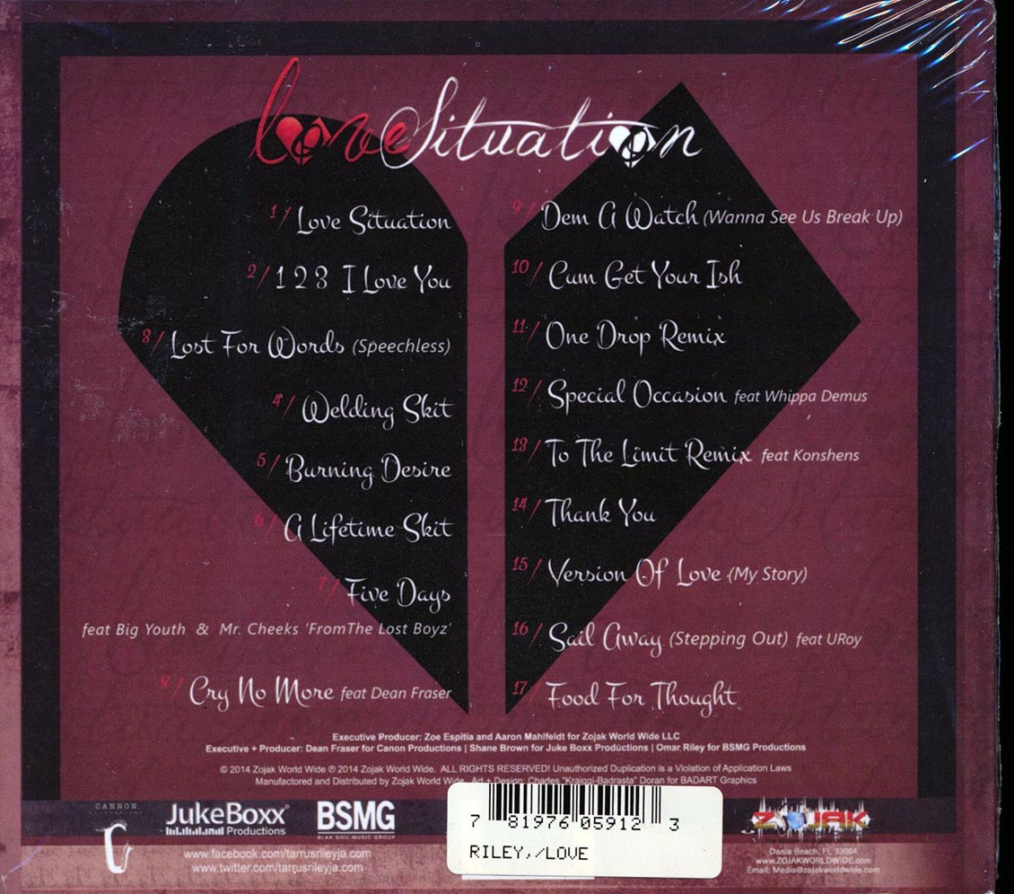 Tarrus Riley - Love Situation