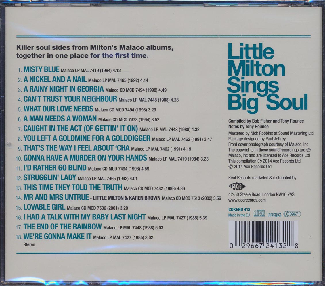 Little Milton - Little Milton Sings Big Soul