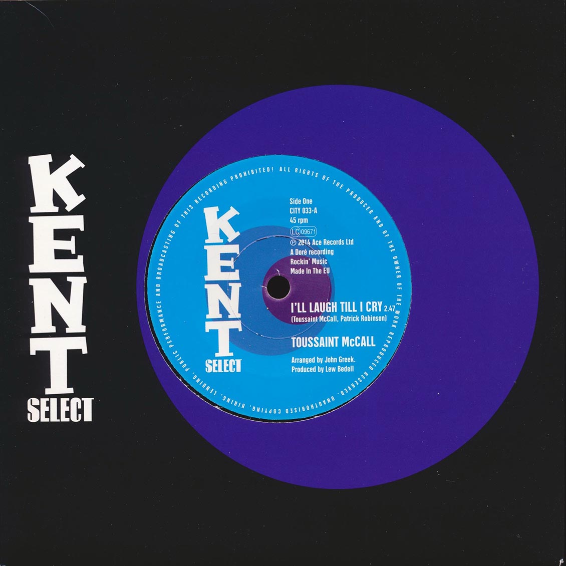 Toussaint McCall - I'll Laugh Till I Cry  /  The Natural Resources - If There Were No You