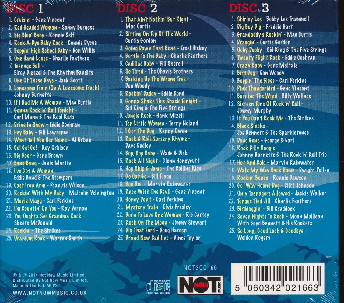 Various - Cruisin' Rockabilly (75 tracks) (3xCD) (deluxe 3-fold digipak)