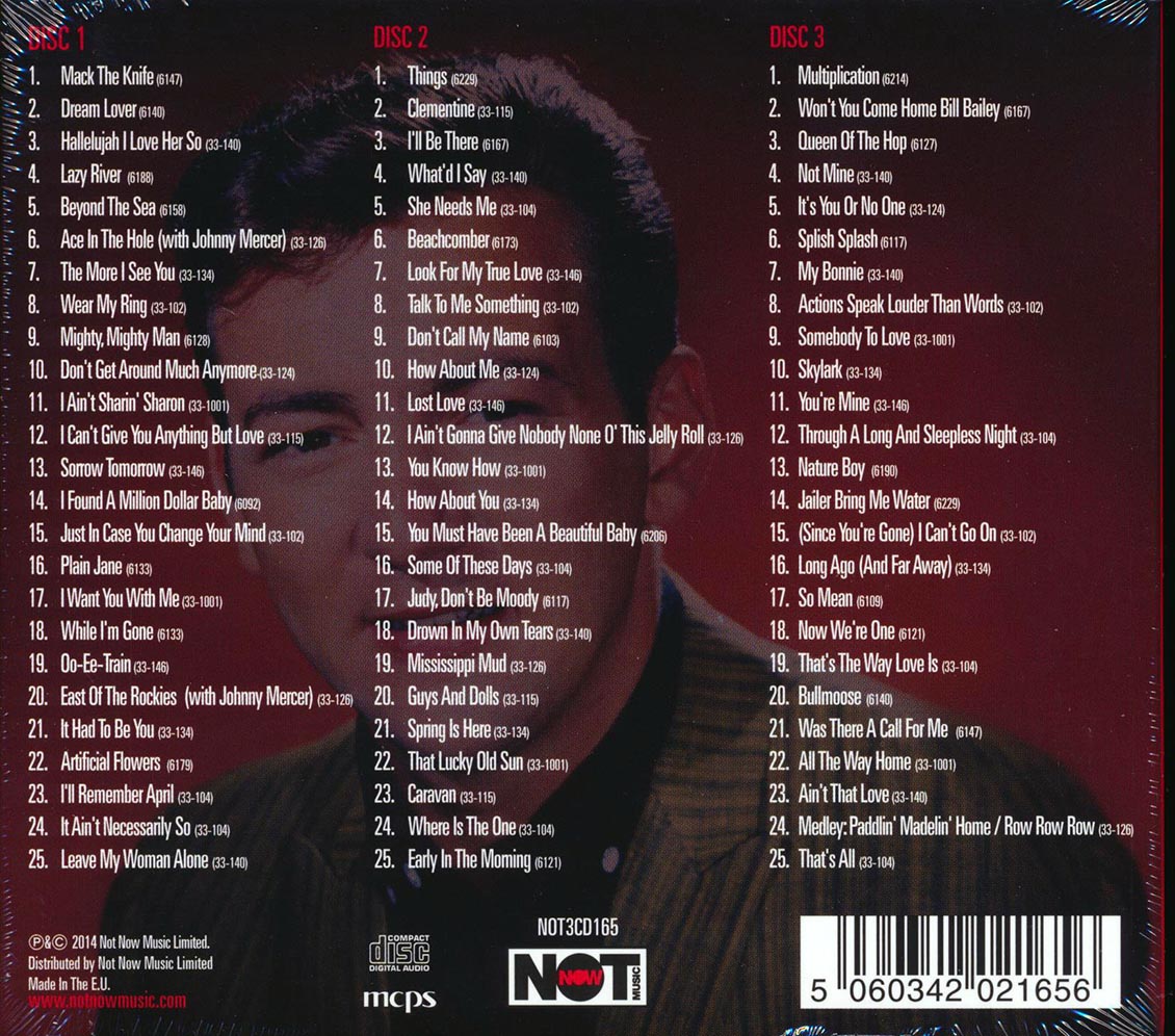 Bobby Darin - The Bobby Darin Story: 75 Original Gems From The Atlantic Vaults (75 tracks) (3xCD) (deluxe 3-fold digipak)