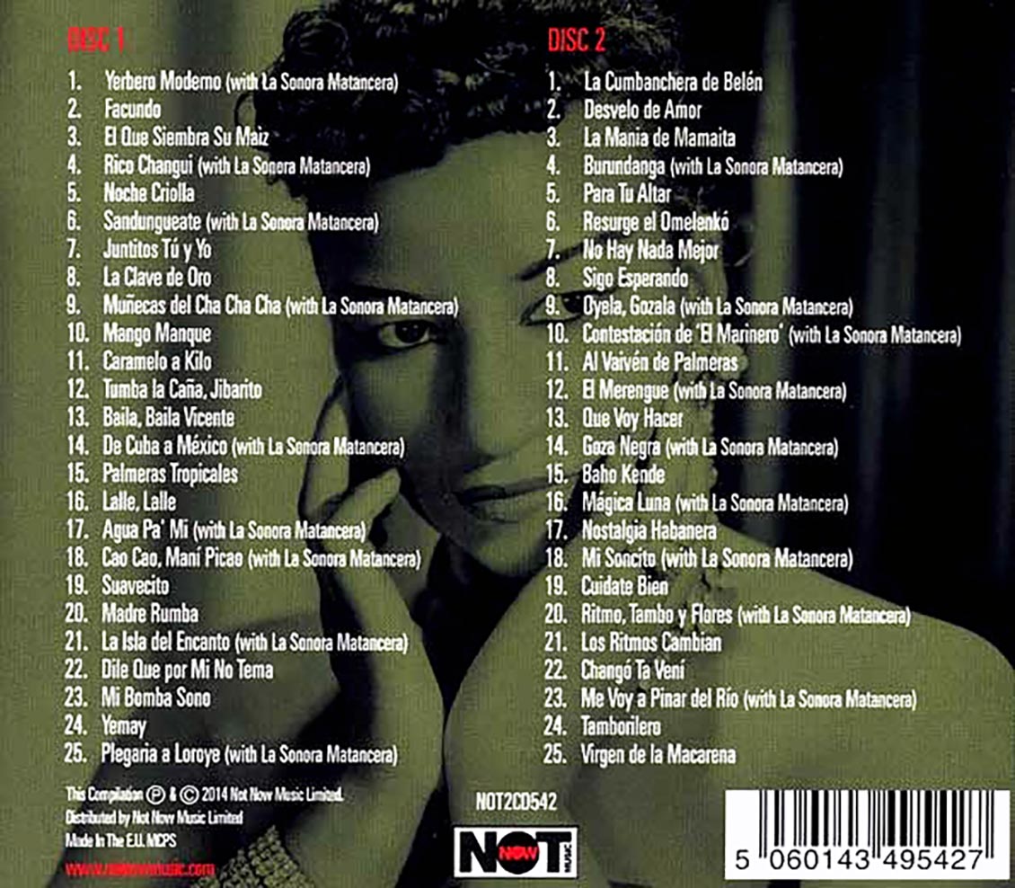 Celia Cruz - The Undisputed Queen Of Salsa (50 tracks) (2xCD)