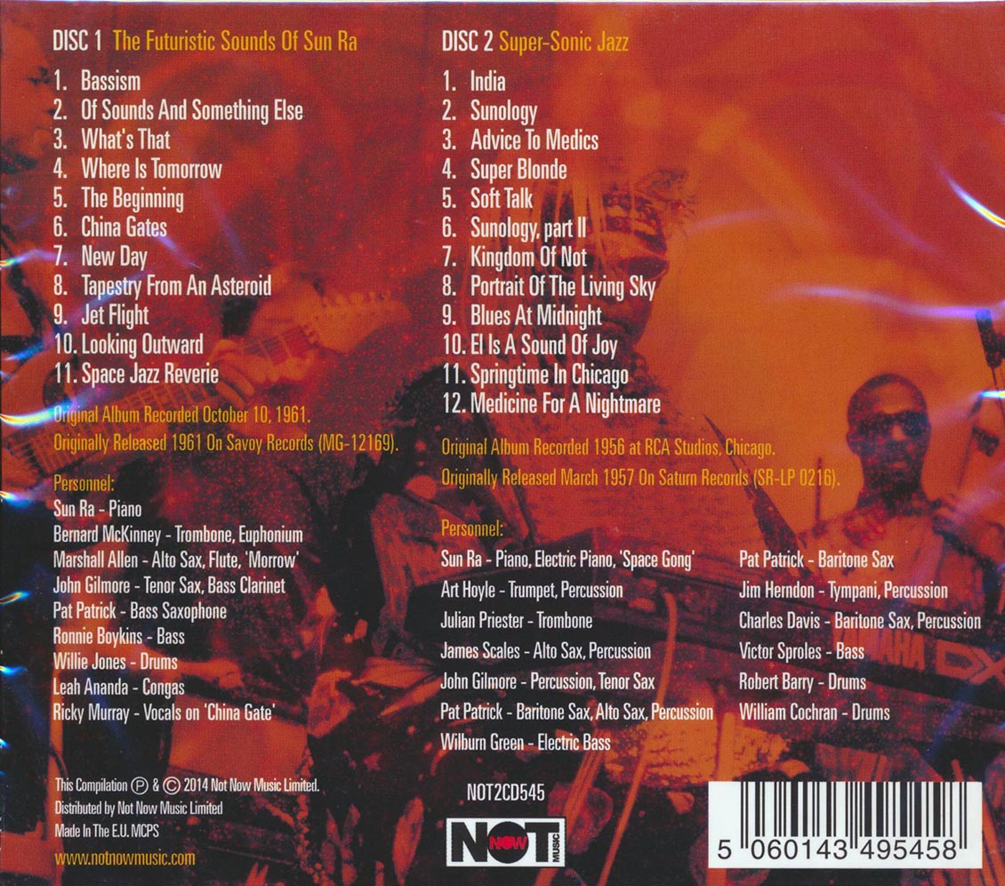 Sun Ra - The Futuristic Sounds Of Sun Ra: On Planet Earth 1914-2014 (23 tracks) (2xCD)