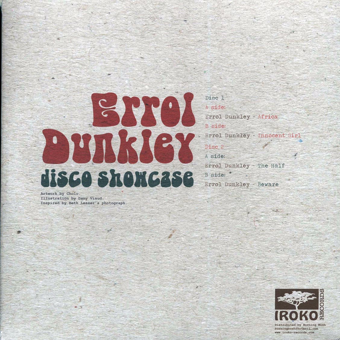 Errol Dunkley - Disco Showcase (2xLP)