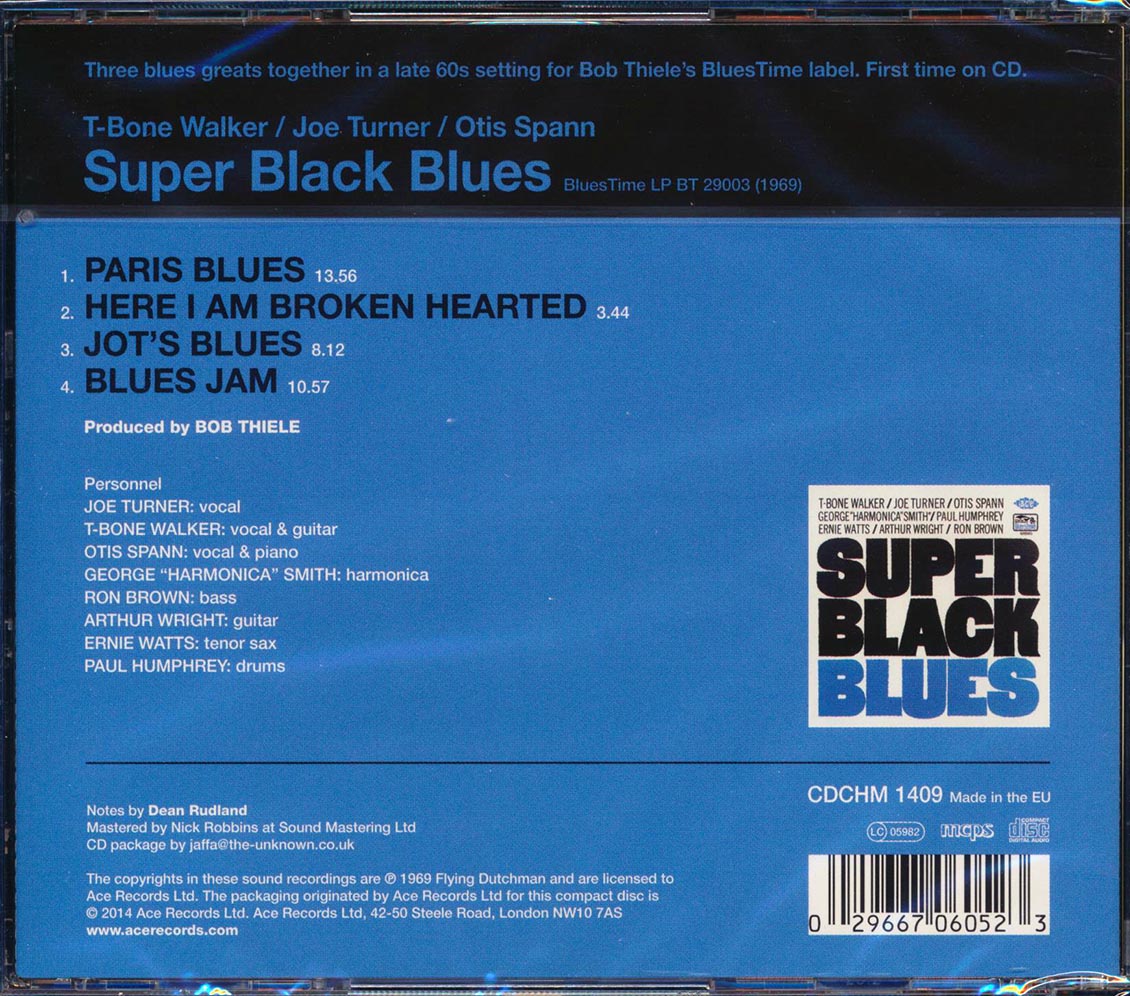 T-Bone Walker, Joe Turner, Otis Spann - Super Black Blues