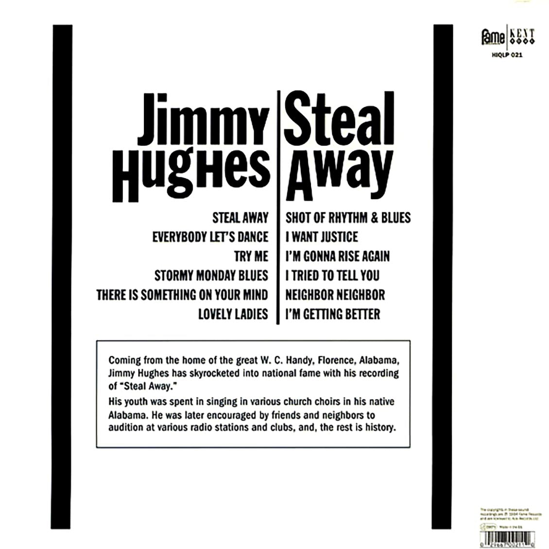 Jimmy Hughes - Steal Away (180g) (colored vinyl)