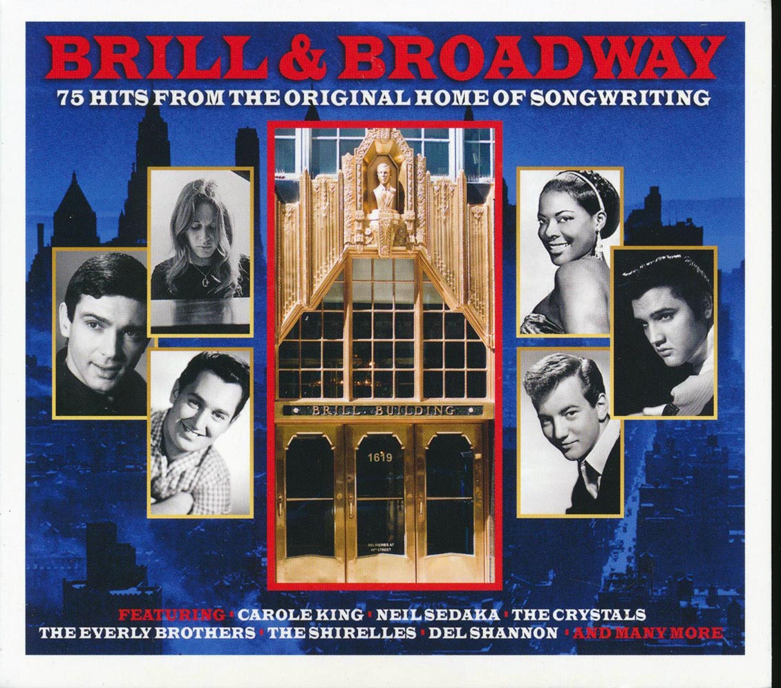 Various - Brill & Broadway: 75 Hits From The Original Home Of Songwriting (75 tracks) (3xCD) (deluxe 3-fold digipak)