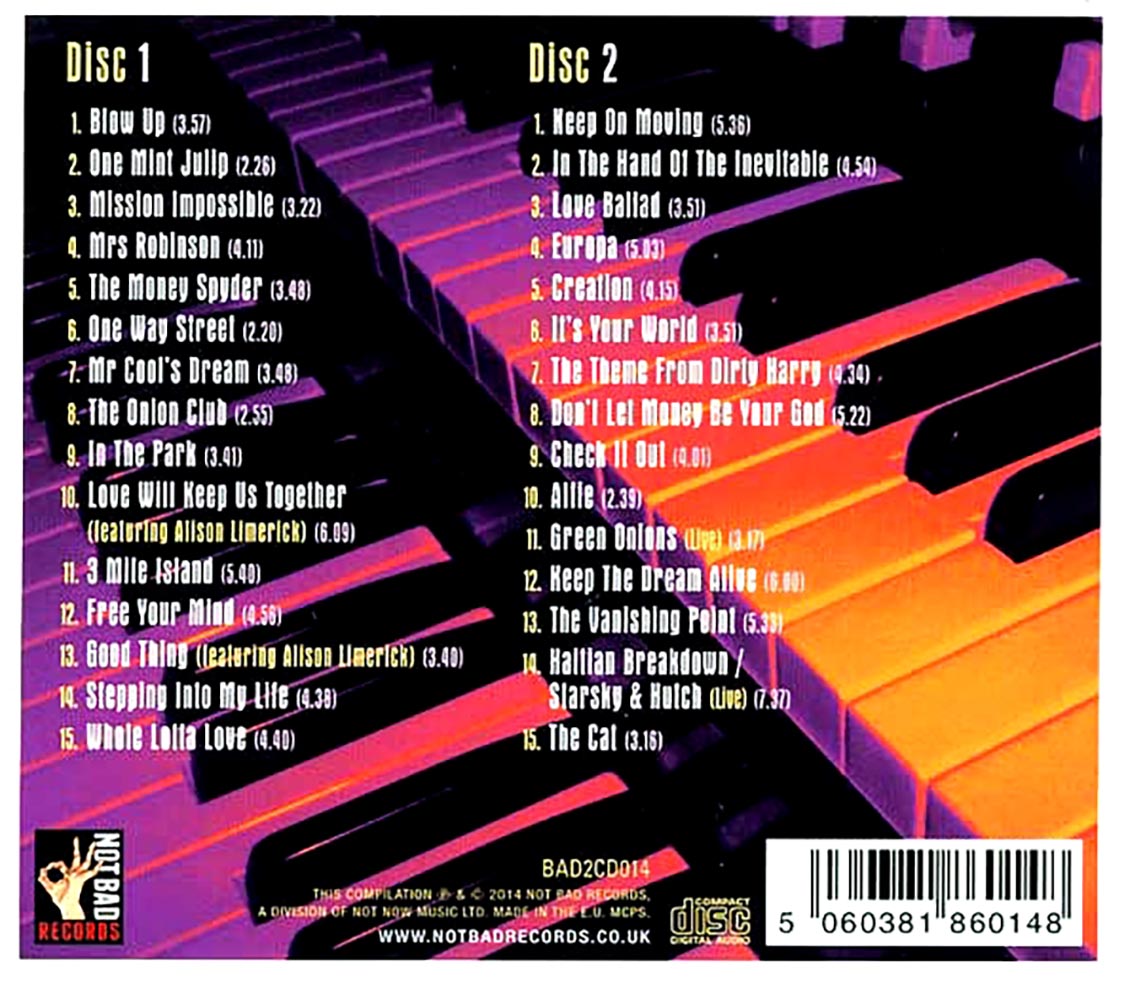 The James Taylor Quartet - Hammond A Go-Go: The Best Of Acid Jazz (30 tracks) (2xCD)