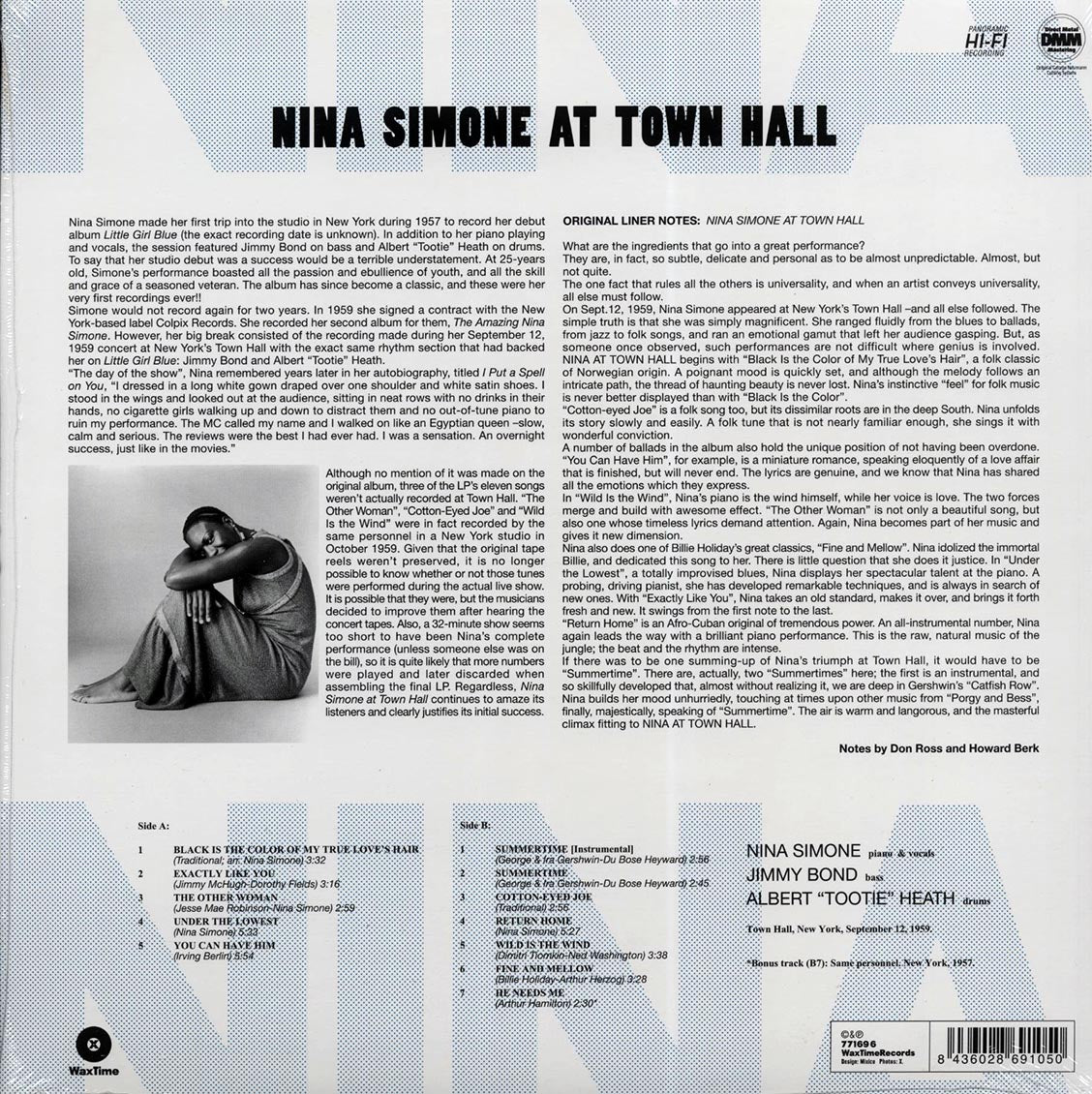 Nina Simone - Nina Simone At Town Hall (180g)
