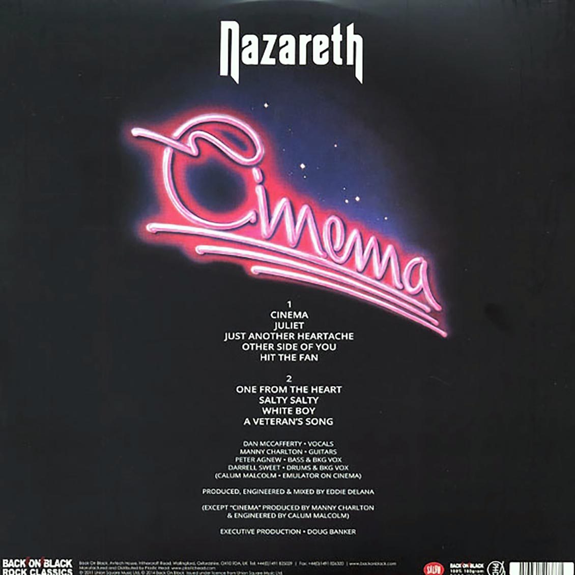 Nazareth - Cinema (180g) (colored vinyl)