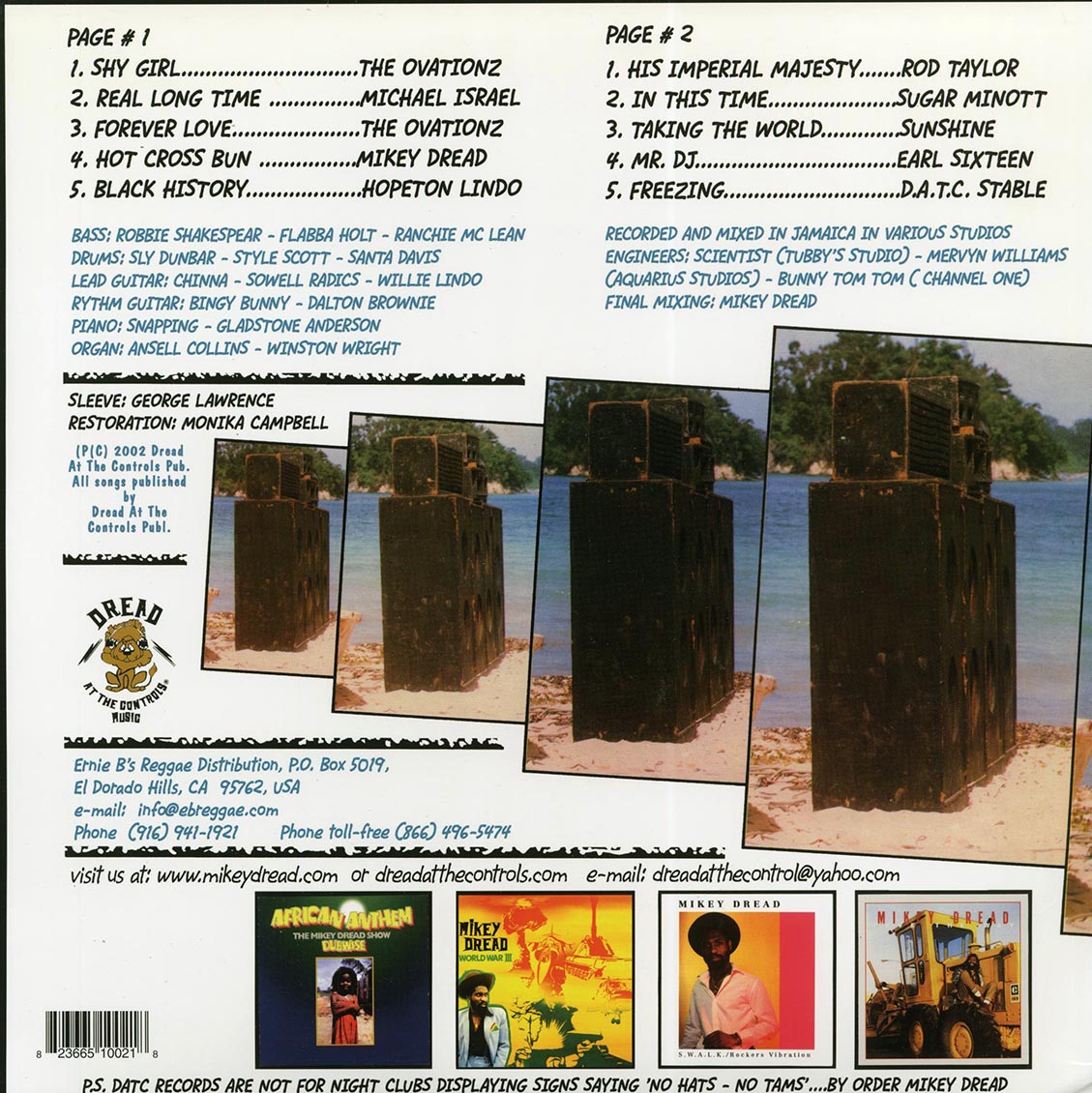 Mikey Dread - Rockers Vibration (2002 FIRST PRESS)