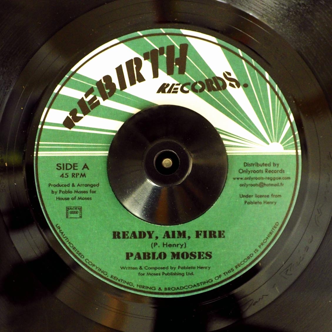 Pablo Moses - Ready, Aim, Fire  /  Version
