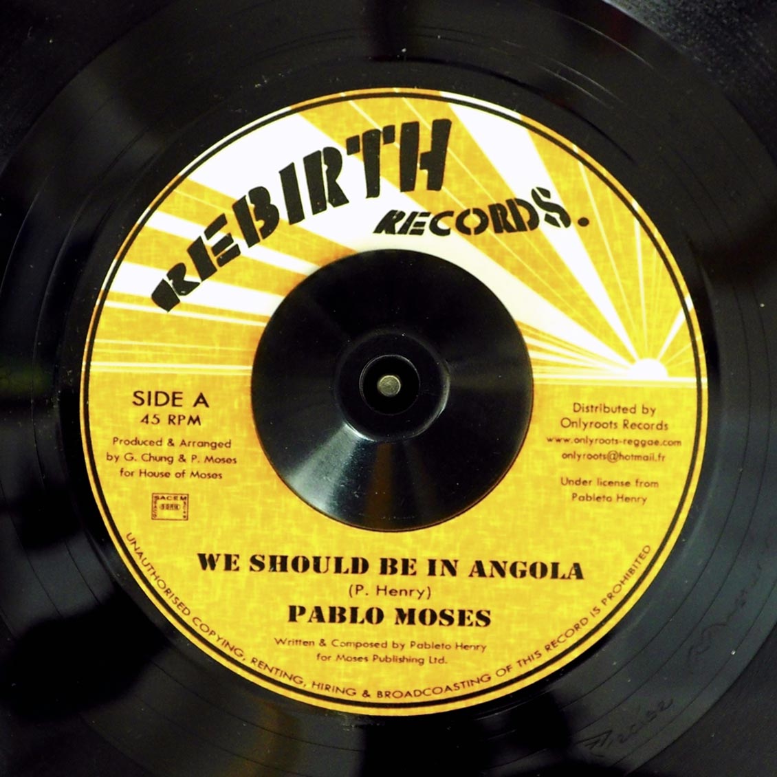 Pablo Moses - We Should Be In Angola  /  Version