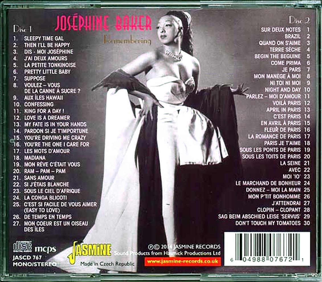 Josephine Baker - Remembering (57 tracks) (2xCD)