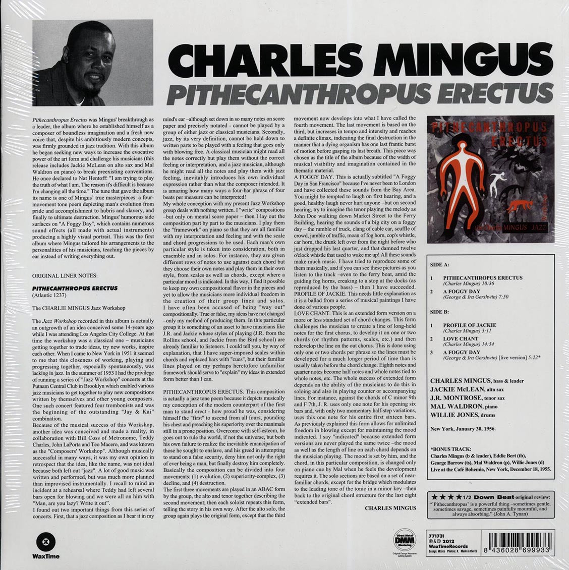 Charles Mingus - Pithecanthropus Erectus (180g)