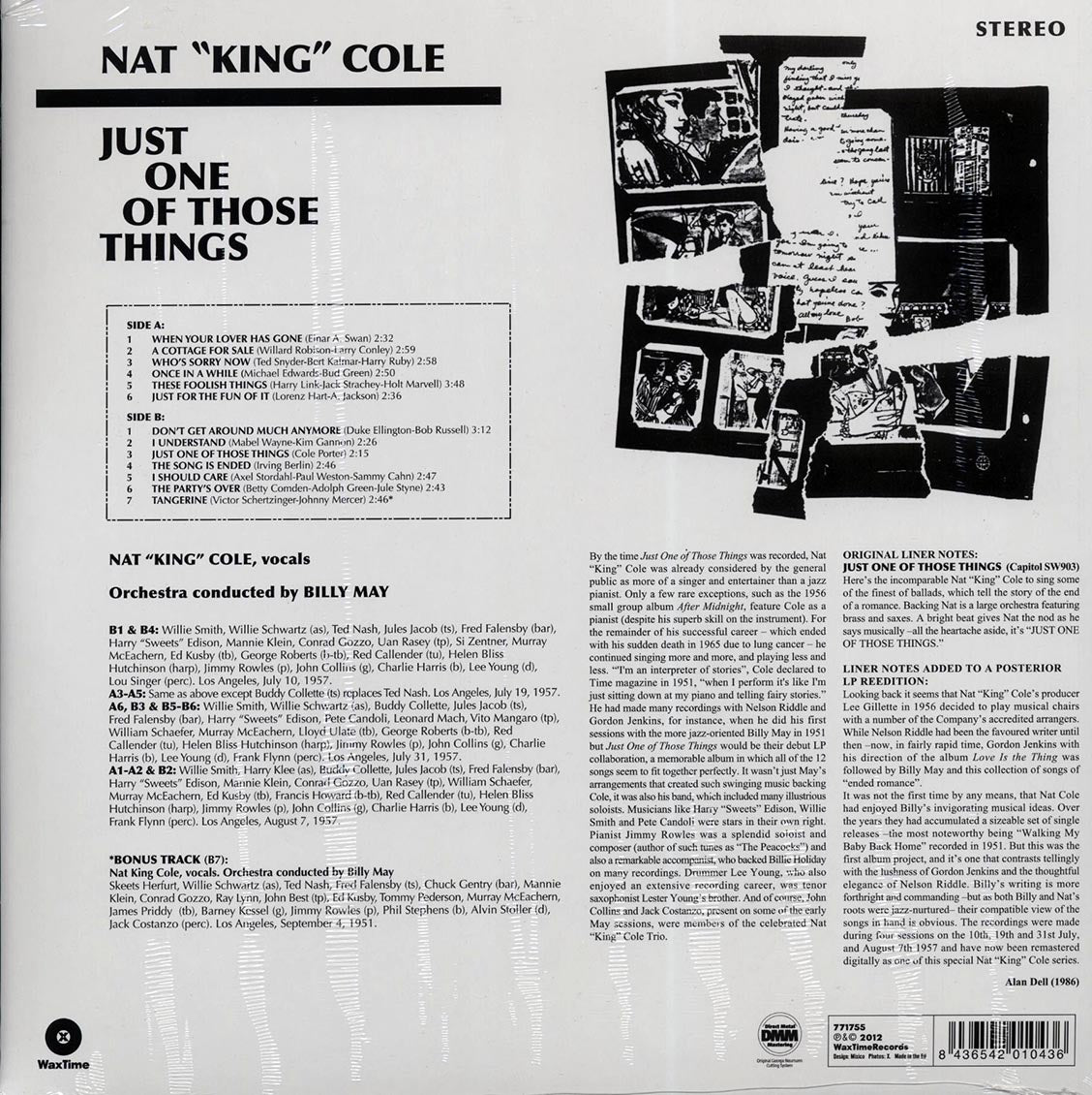 Nat King Cole - Just One Of Those Things (+4 bonus tracks) (ltd. ed.) (180g) (remastered)