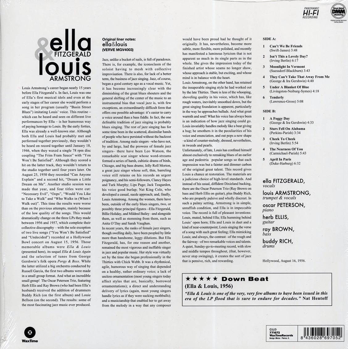 Ella Fitzgerald, Louie Armstrong - Ella & Louis (180g)