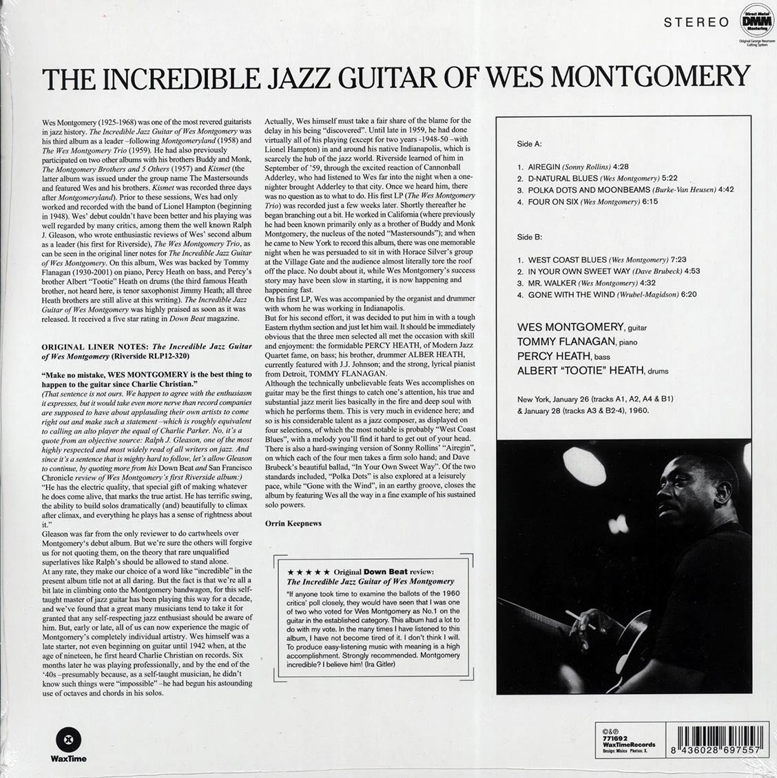 Wes Montgomery - The Incredible Jazz Guitar Of Wes Montgomery (180g)