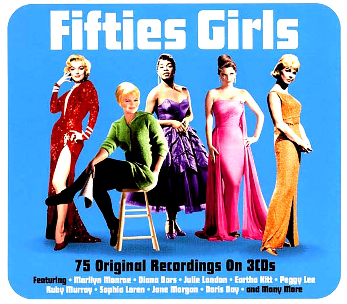 Various - Fifties Girls (75 tracks) (3xCD) (deluxe 3-fold digipak)